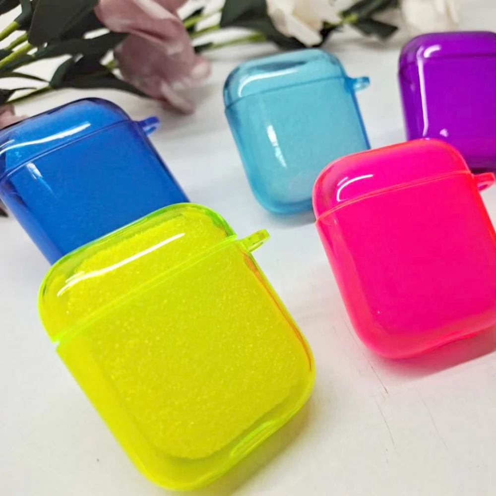 Подходит для airpods Pro гарнитура Набор pc Цвет прозрачный 1/2/3 поколение Bluetooth простой