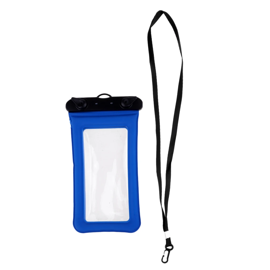 Waterproof Mobile Phone Bag Case Floating Air Bag Design Neck Strap Universal 6 Inches Phones Diving Equpment Set