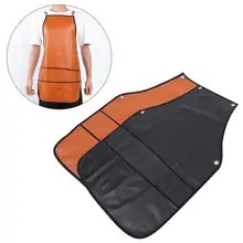 Накидка для стрижки волос из искусственной кожи парикмахерский Фартук водонепроницаемый регулируемый стрижка рабочая одежда парикмахерские инструменты