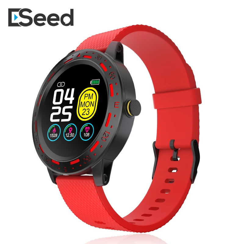 

ESEED S18 women smart watch IP67 Waterproof full touch screen long standby Heart rate sport smartwatch men for android ios