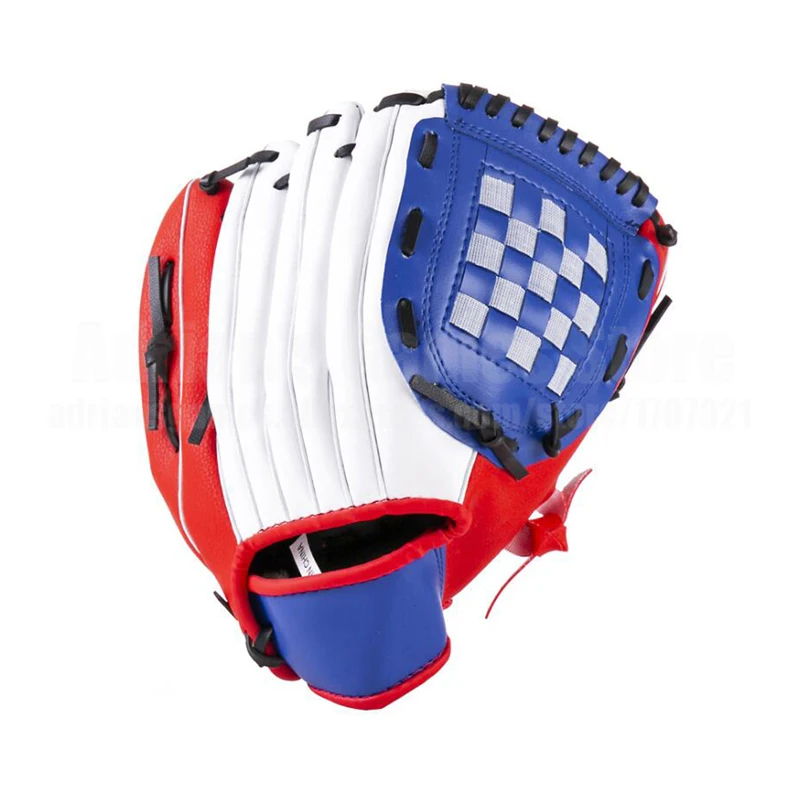 Adults Baseball Glove 3 Colors Thick Leather Glove Baseball Mitt Age 16