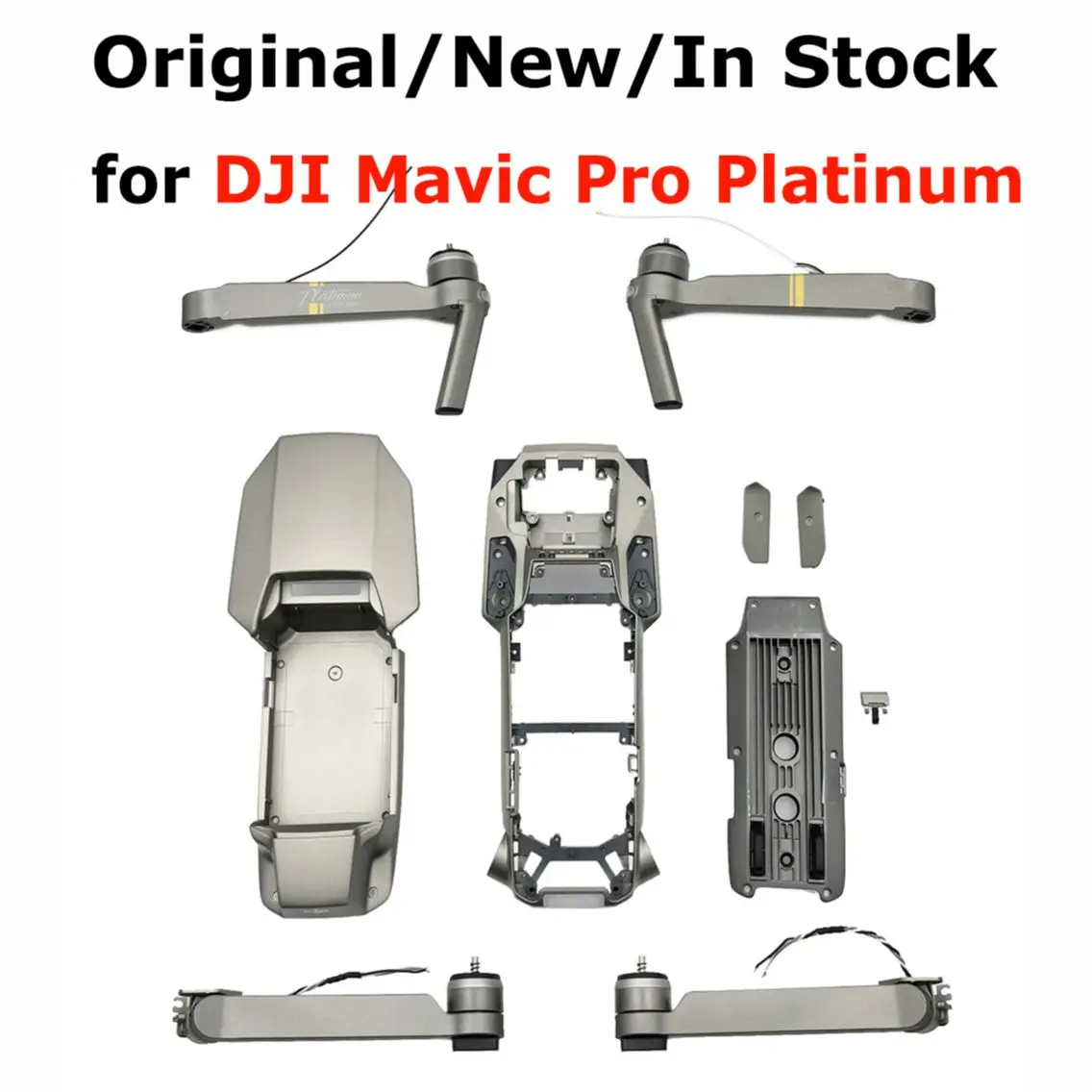 Оригинальный DJI Mavic Pro Platinum Body Shell Motor Arm part-левая/правая передняя/задняя рука