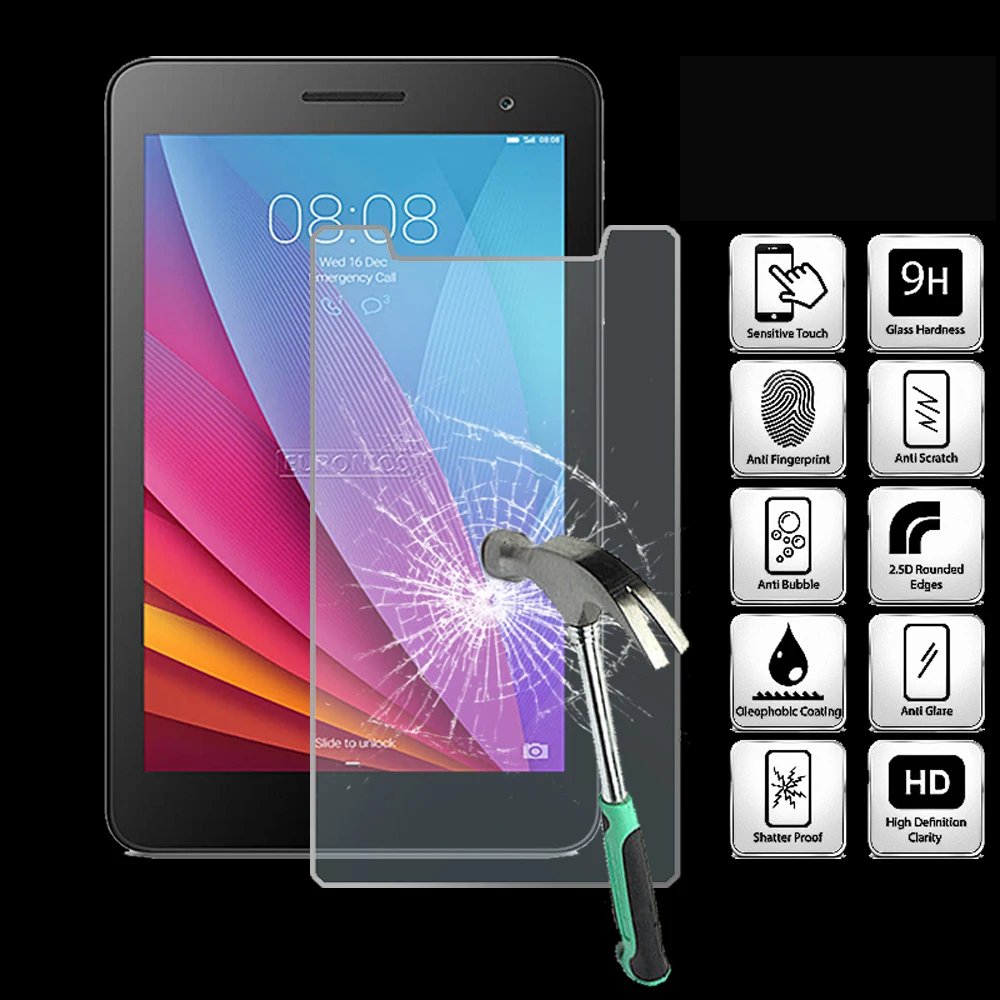 

For Huawei MediaPad T2 7.0 - 9H Tablet Tempered Glass Screen Protector Cover Explosion-Proof High Quality Screen Film