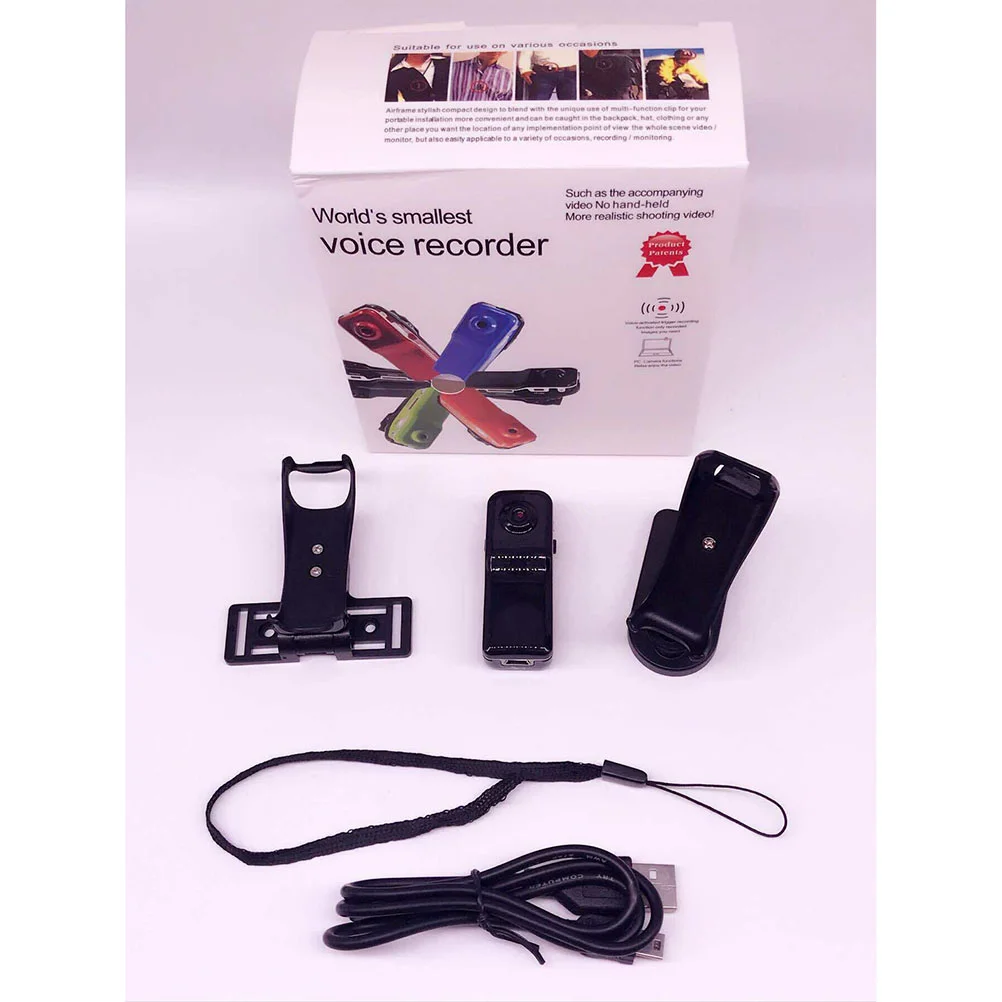 Portátil Sport Camcorder Dvr Voice Video Recorder Micro Cam para Caminhadas ao ar Livre Md80 - Image 5
