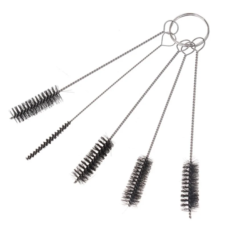 Hookah Accessories Hookah Pipes Hookah Set Cleaning Accessories 4.25 Inch 5 in 1 Tube Brush Set Tobacco Smoking Pipe Nylon Cleaning Brushes