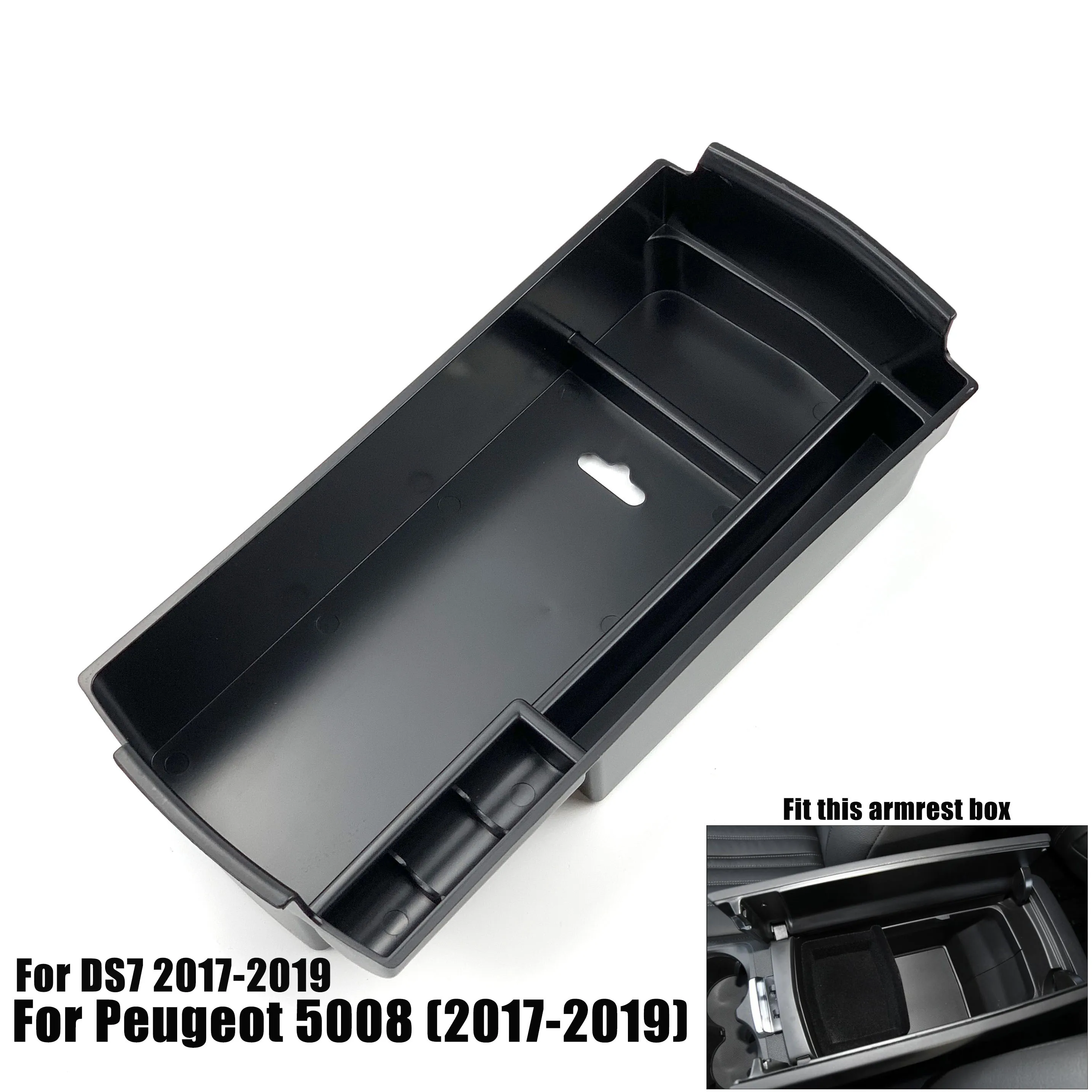 

Automobile Armrest Storage Box For Citroen C5 Aircross C4 C5 C6 For DS4S DS5LS DS6 DS7 Center Console Container car Accessories