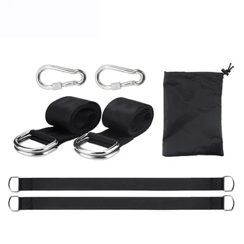 

1.5M [Set Of 2] Tree Swing Nylon Hanging Hammock Straps Kit Strap For Hammock Kid Children Playing