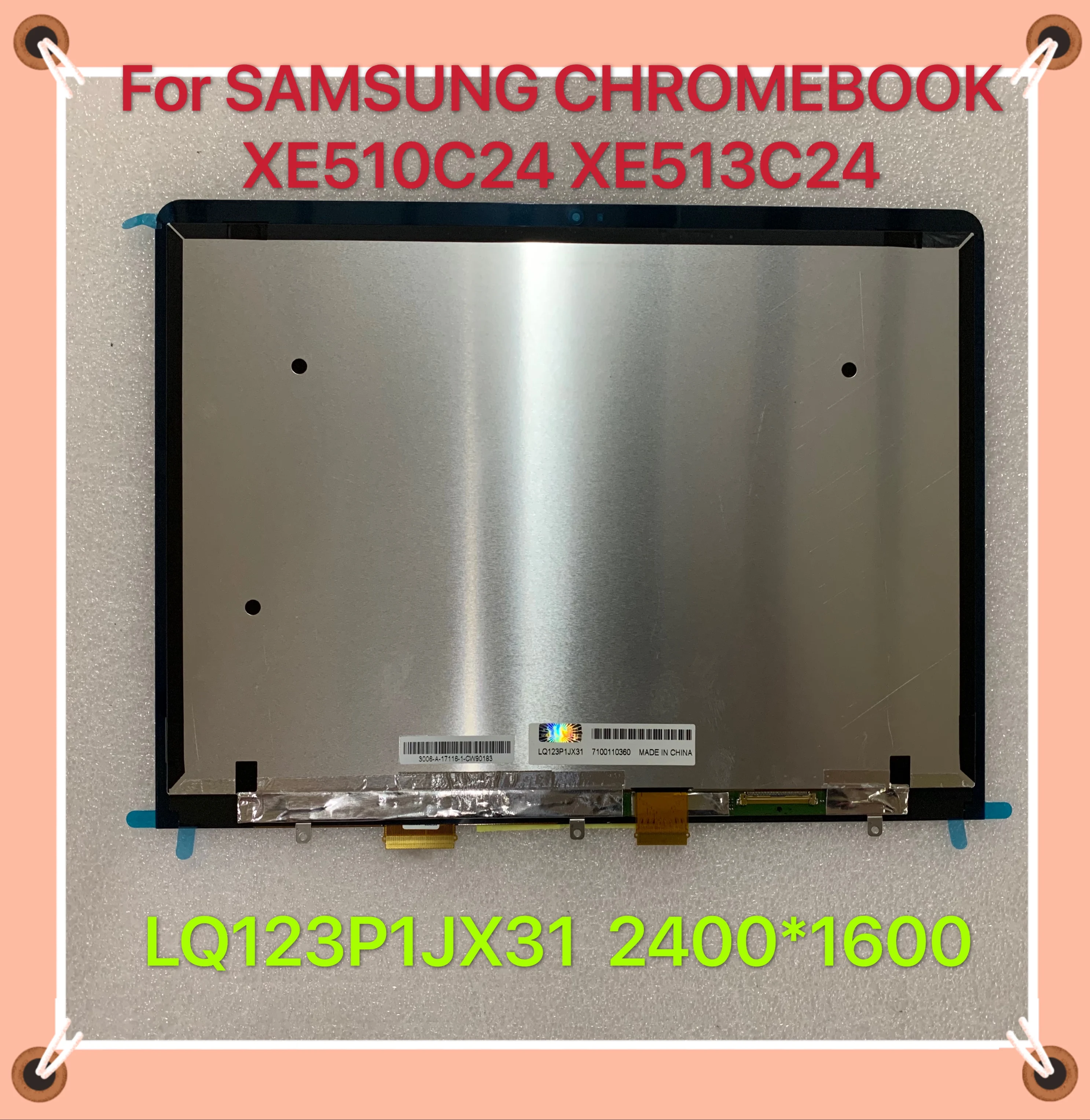 Оригинальная сборка Замена для SAMSUNG CHROMEBOOK PRO XE510C24 XE513C24 lcd сенсорный дигитайзер