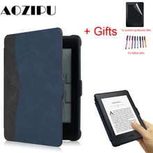 Чехол Funda для Amazon Kindle Paperwhite 2012 2013 планшет из мягкого ТПУ+ чехол из искусственной кожи для Kindle Paperwhite 1 2 3 Чехол