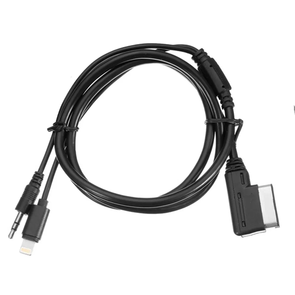 Музыкальный интерфейс AUX кабель 105 см шнур 8pin Зарядка для IPHONE IPOD Mercedes-Benz автомобильный аудио AUX USB адаптер
