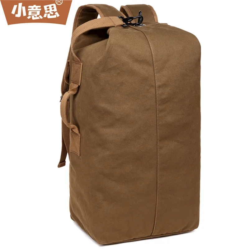 

New Style Large-Volume Backpack Backpack Men Canvas Bag Outdoor Travel Bag