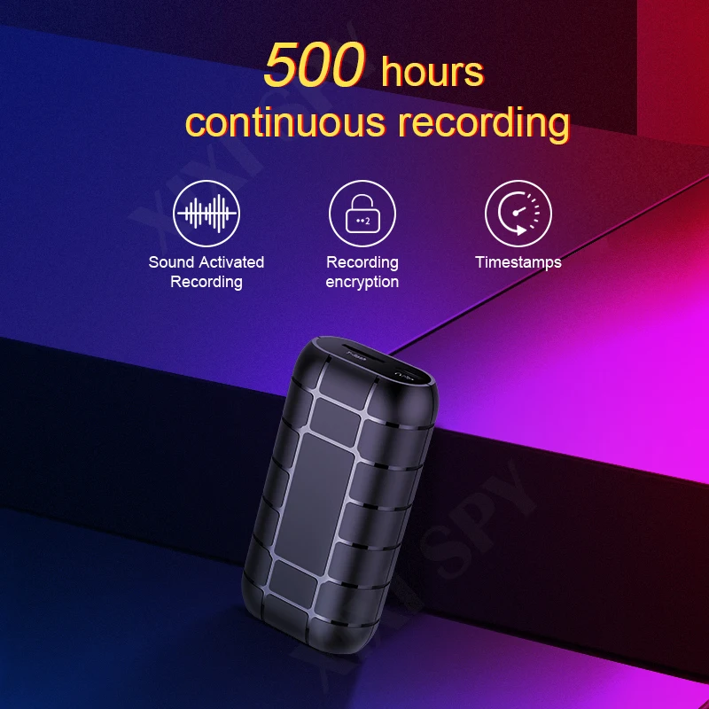 

XIXI SPY 500hours micro Voice recorder Dictaphone pen audio sound mini activated digital professional flash drive