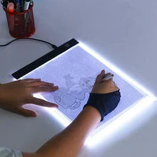 Planche lumineuse pour décalquer et recopier pour enfant, accessoire de dessin avec 3 niveaux de gradation, éclairage LED, ardoise pour dessiner et copier, format A5, jouet éducatif, jeu créatif