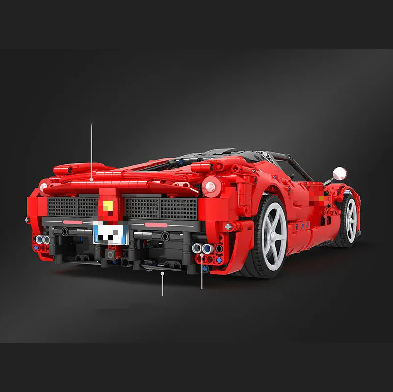 MOC супер феррарид гонщики гоночный спортивный автомобильный двигатель RC power function Fit Technic строительные блоки кирпичи детские рождественские игрушки
