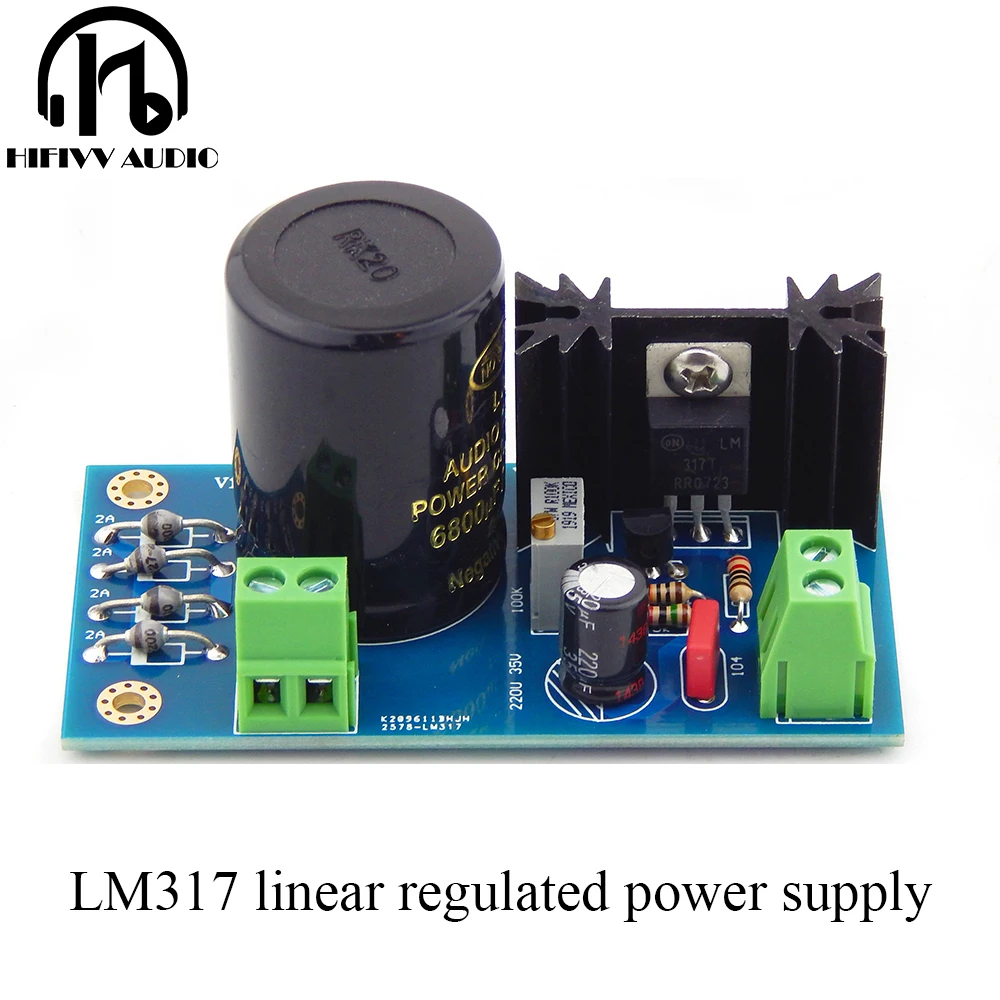 LM317 TL431 High precision linear regulated power supply For hifi Audio