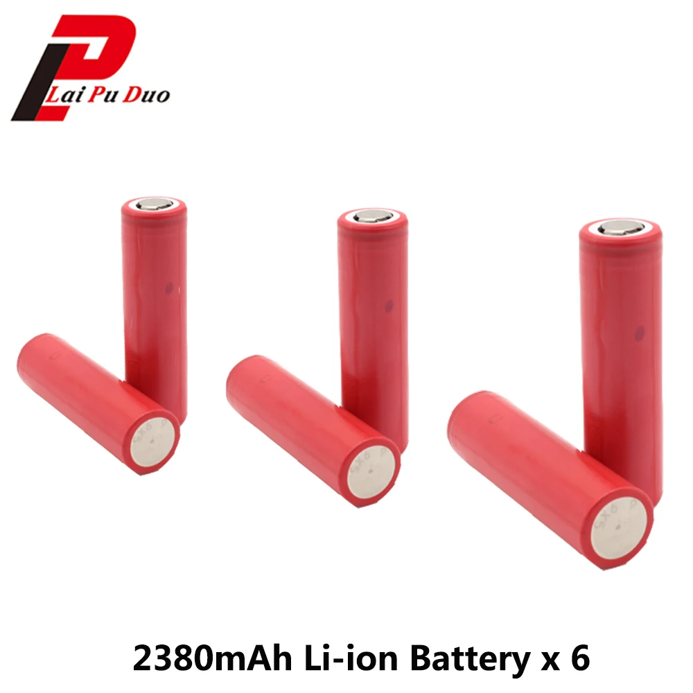 6 шт UR18650ZL2 3,6 V 10A 2380mAh литий-ионный аккумулятор 18650 для Sanyo