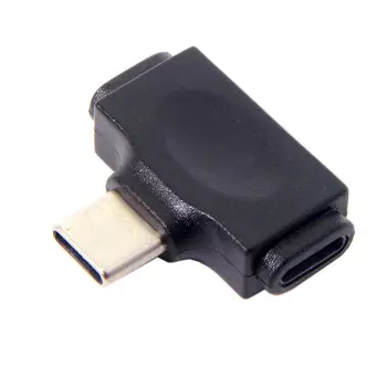 

Chenyang Male USB 3.1 Type C to Micro USB 2.0 & Lightning Female Data Adapter 2 in 1 for Phone & Tablet