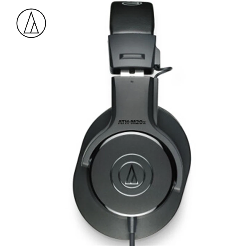 Оригинальные наушники Audio-Technica iron triangle ATH-M20X, проводные профессиональные мониторные наушники для записи басов, высококачественные наушники