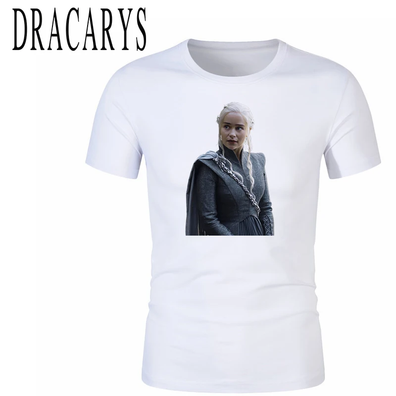 Бренд DRACARYS новинка 2020 Мужская футболка Игра престолов женские футболки лучшие