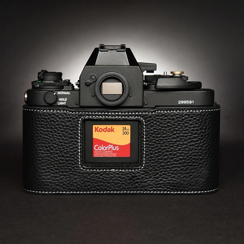 Leather Half Cover Bag | Leather Camera Case | Design Canon 