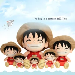 25/30cm Figure Toys Tony Luffy Chopper Pattern Soft Stuffed Plush Dolls Kawaii Lovely Cartoon Kids Toys Birthday Gifts Toy