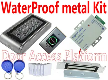 

Embedded DoorFrame Inbuilt Magnetic lock Off-line Office Door Pin code+ EM ID card or MF IC Card access control doors Power kit