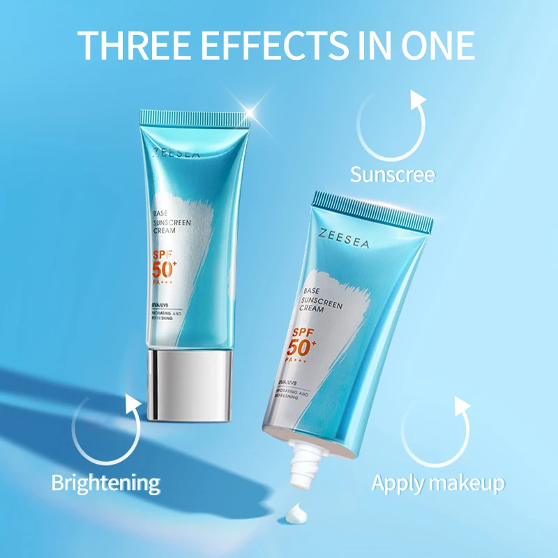 ZEESEA Sunscreen SPF50 Whitening Brightening Skincare Nourishing Moisturizing Essence UV Protection Sunblock Cream  PA+++ 30g