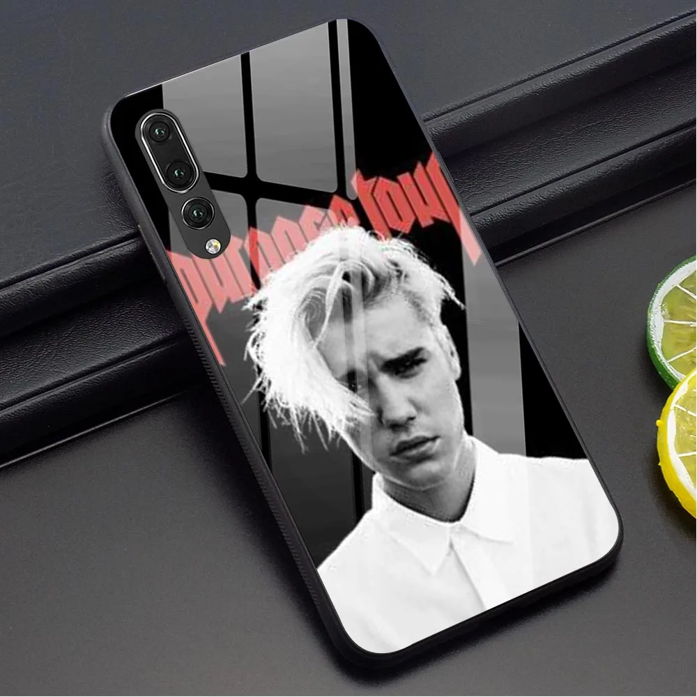 

Justin Bieber Tempered Glass Phone Cover for Huawei Case Mate 20 Lite Honor 9 10 Lite 7A P10 P20 P30 PRO P Smart