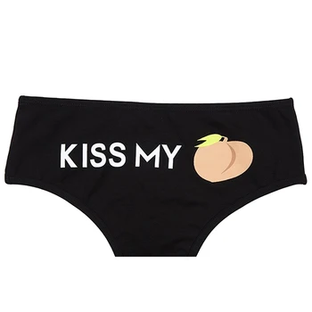 

Cute Peach Printing Panties Girl Intimate Panty Women's Cotton Triangle Brief Woman Letter Underwear Breathable Intimates