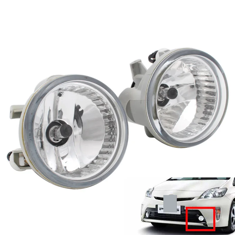 

Прозрачные линзы автомобиля противотуманные внешнее освещение передний нижний бампер противотуманные фары для Toyota Prius 2004-09 Противотуманные фары для Toyota Echo 2003-2005