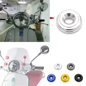 

Motorcycle Accessories small Windshield Aluminum alloy decorative cover For Vespa GTS LX LXV Sprint Primavera 150 GTS300 300ie