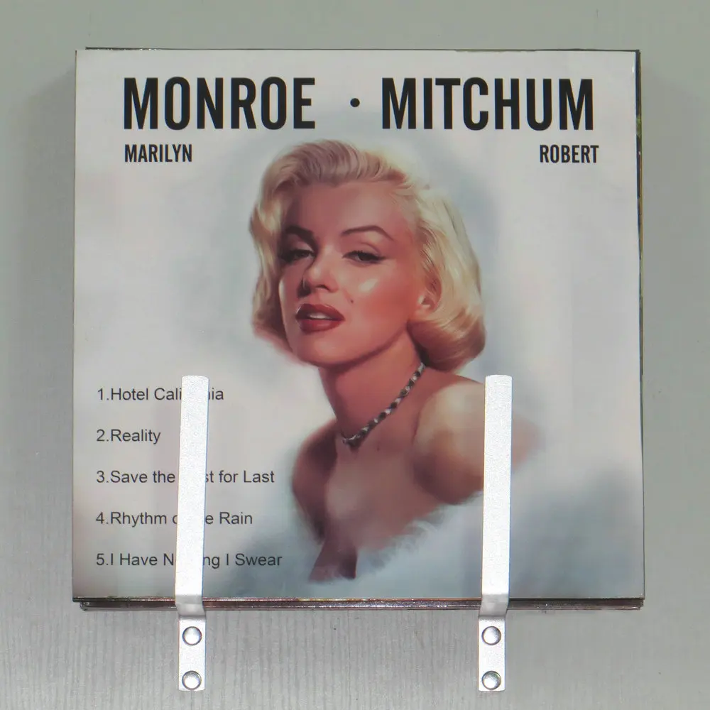Настенная виниловая стойка для записи 1 пара 7 &quot10" 12 &quotLP Одиночная подставка