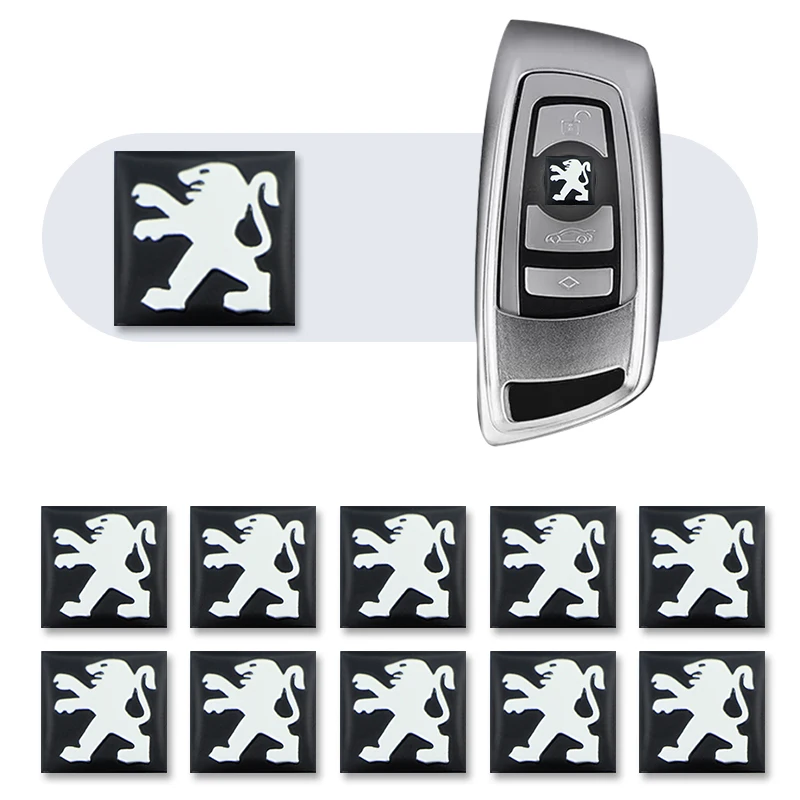 Автомобильные наклейки Keychian из углеродного волокна для Peugeot 107 108 206 207 308 307 508 2008 3008