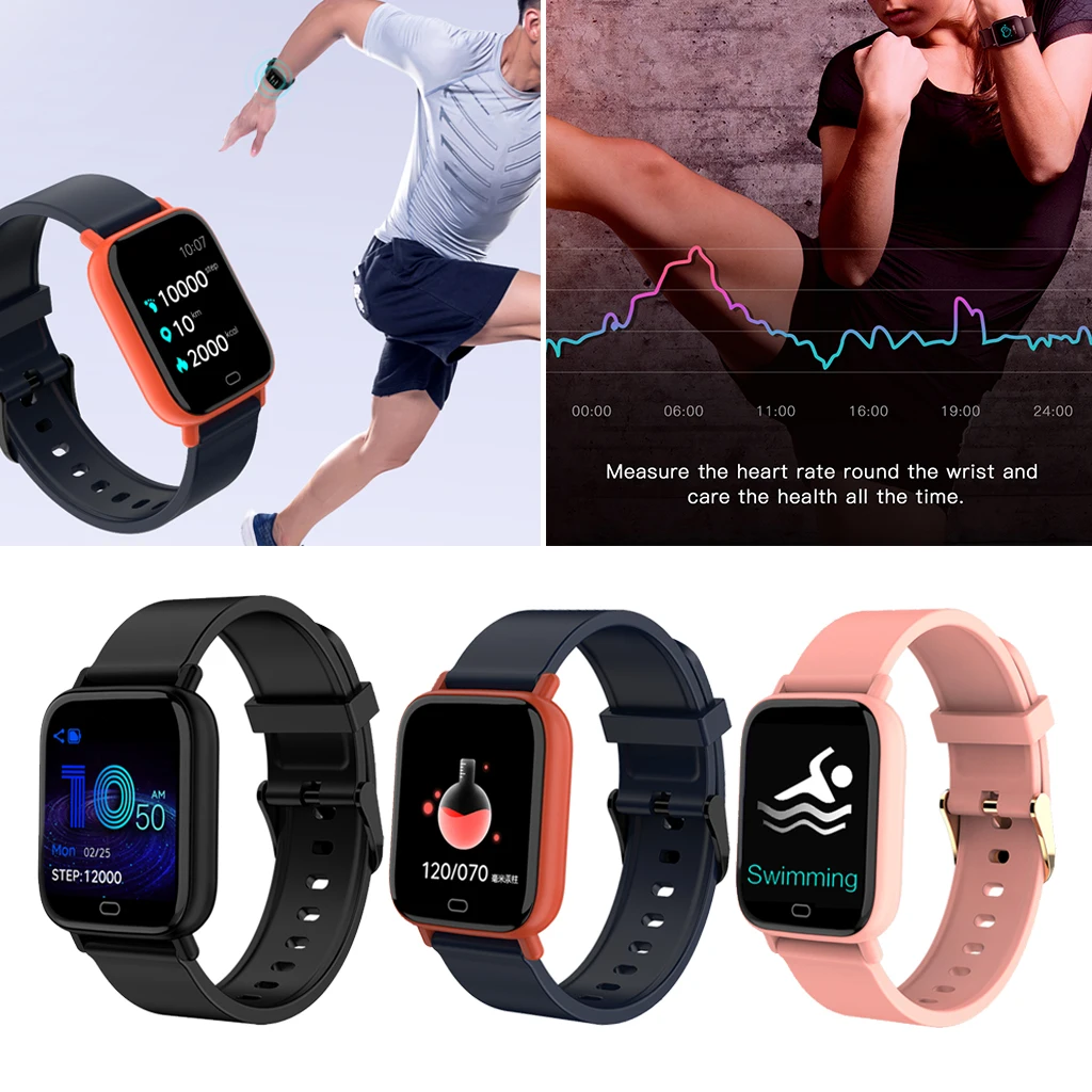 

S20 Smart Watch Bracelessure Monet Blood Pritor IP68 Fitness Tracker for Android iOS Bluetooth LE 5.0 Band 30 days