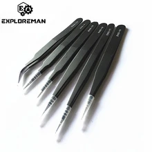 Esd-Tool-Set Tweezer Nipper-Repair Antistatic Stainless Straight High-Precision Curved