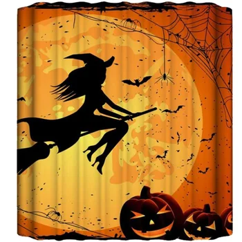 

1Pc Decorative Printing Hotel Curtain Creative Novel Dacron Shower Curtain