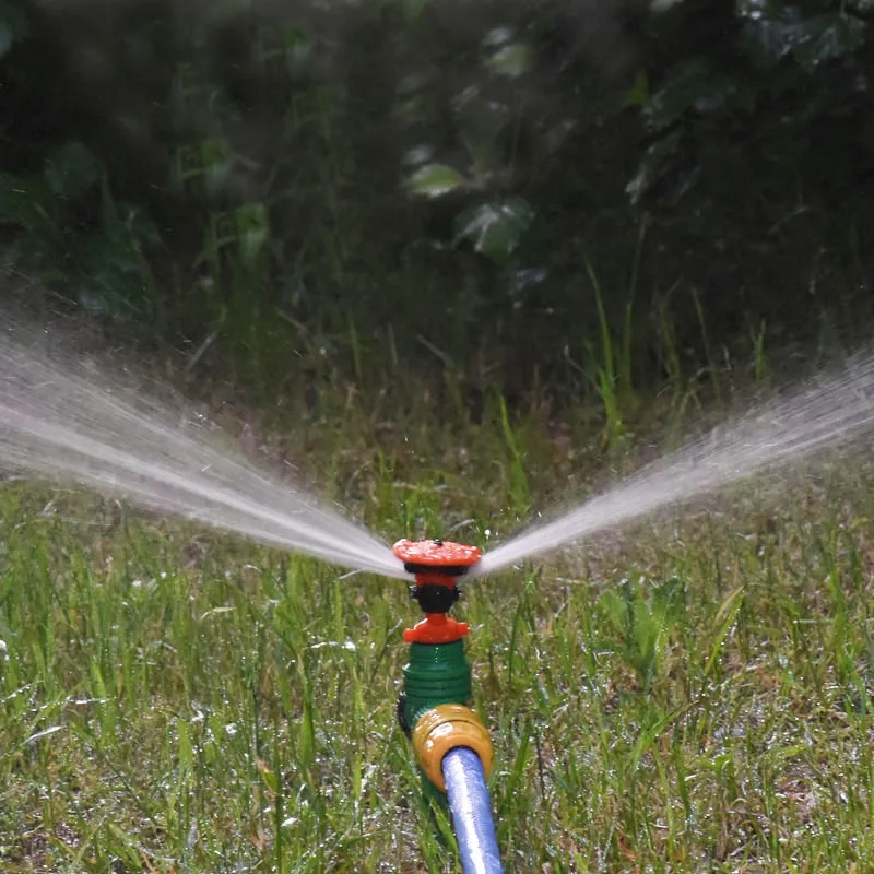 Popup Sprinkler Garden-Irrigation-Nozzle Watering Lawn Rotating-Water Farm 1/2-3/4inch