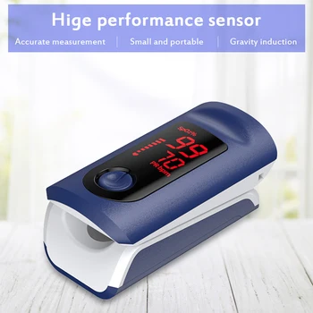 

Fingertip 0.96 inch Blood Oxygen Saturation Meter Fingertip Pulse Oximeter SpO2 Monitor Portable Household Heart Rate Oximeter