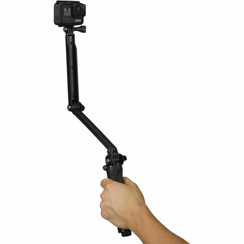 GoPro оригинальная 3-сторонний выход штатив-тренога с креплением к руке и регулируемым кронштейном для съемки под водой портативная ручка 3 Way Штатив для экшн-Камеры GoPro Hero 7 6 5 4/3