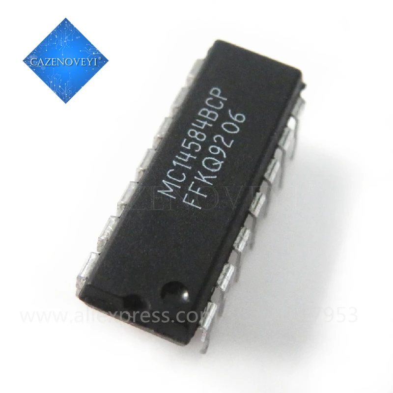 10pcs/lot MC14584BCPG MC14584BCP MC14584 DIP-14 In Stock | Электронные компоненты и принадлежности