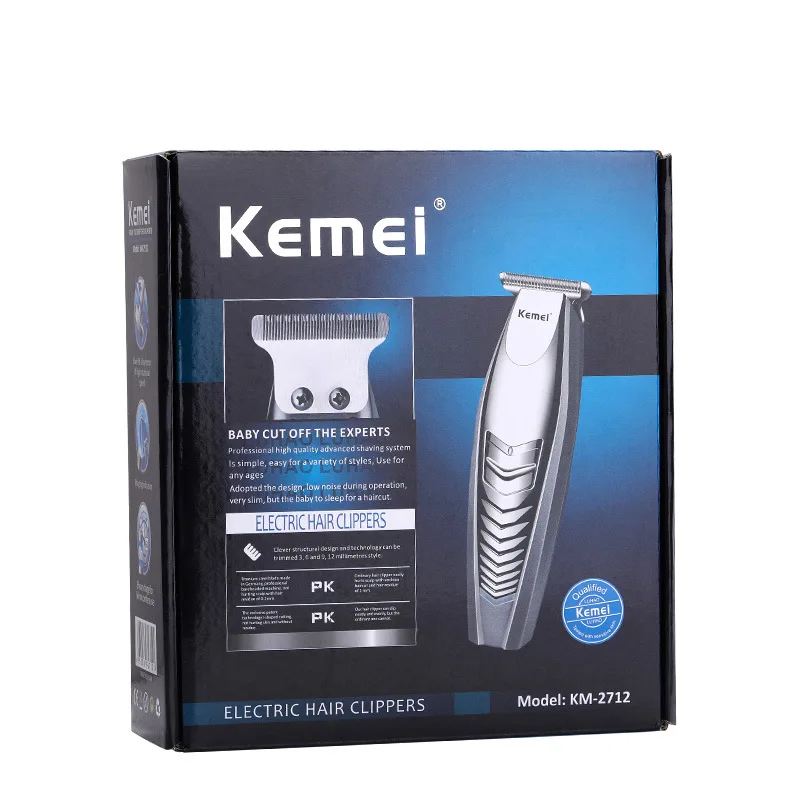 Kemel kamei cortador de cabelo, 0.1mm, poderoso,