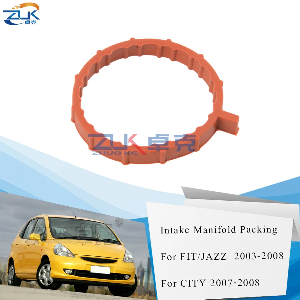 

ZUK Air Intake Manifold Gasket Packing For HONDA Fit JAZZ GD 2005 2006 2007 2008 For CITY FIT Saloon GD6/8 OE#17105-PWA-007