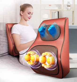 

Neck Massager Car Home Cervical Shiatsu Massage Neck Back Waist Body Electric Multifunctional Massage Pillow Cushion