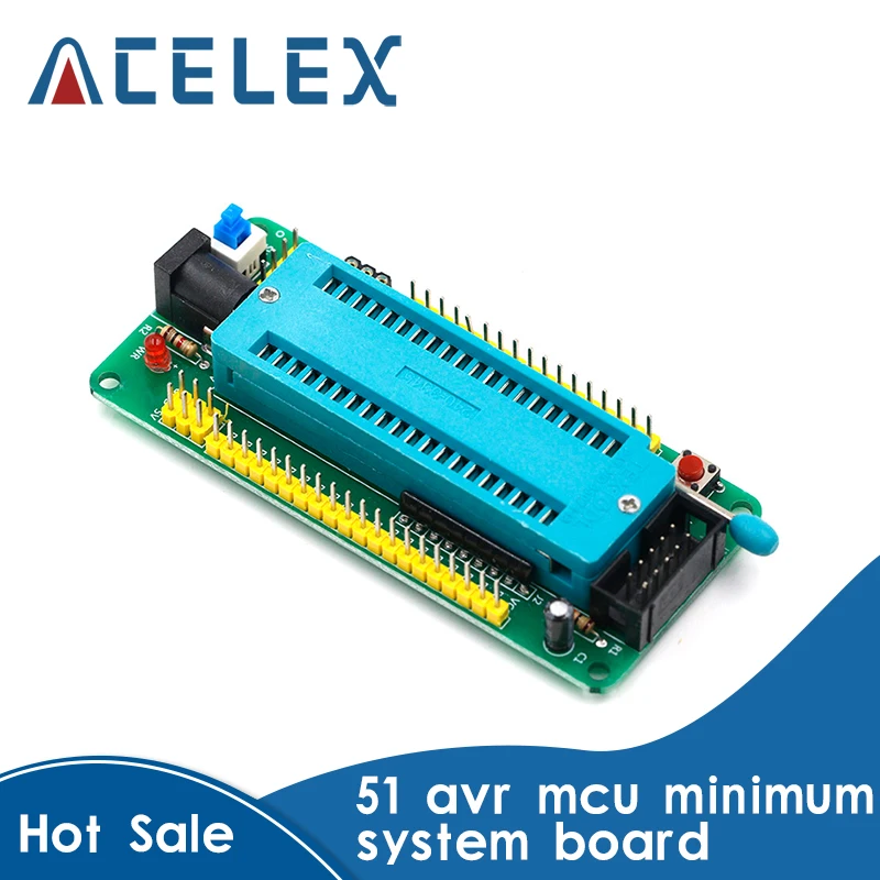 51 avr mcu минимальная системная плата макетная обучающая stc микроконтроллер