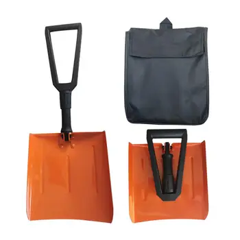 

Portable Winter Snow Shovel Aluminum Alloy Large Folding Snow Remover Shovel for Car/SUV/RV/Truck/ATV/UTV Snow Removal Tool
