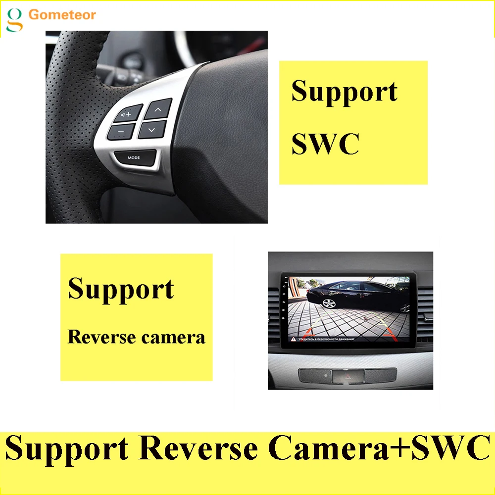 Top Car dvd Player For MITSUBISHI LANCER wifi Carplay 4GRAM Reverse camera Bluetooth Radio Audio DSP 5
