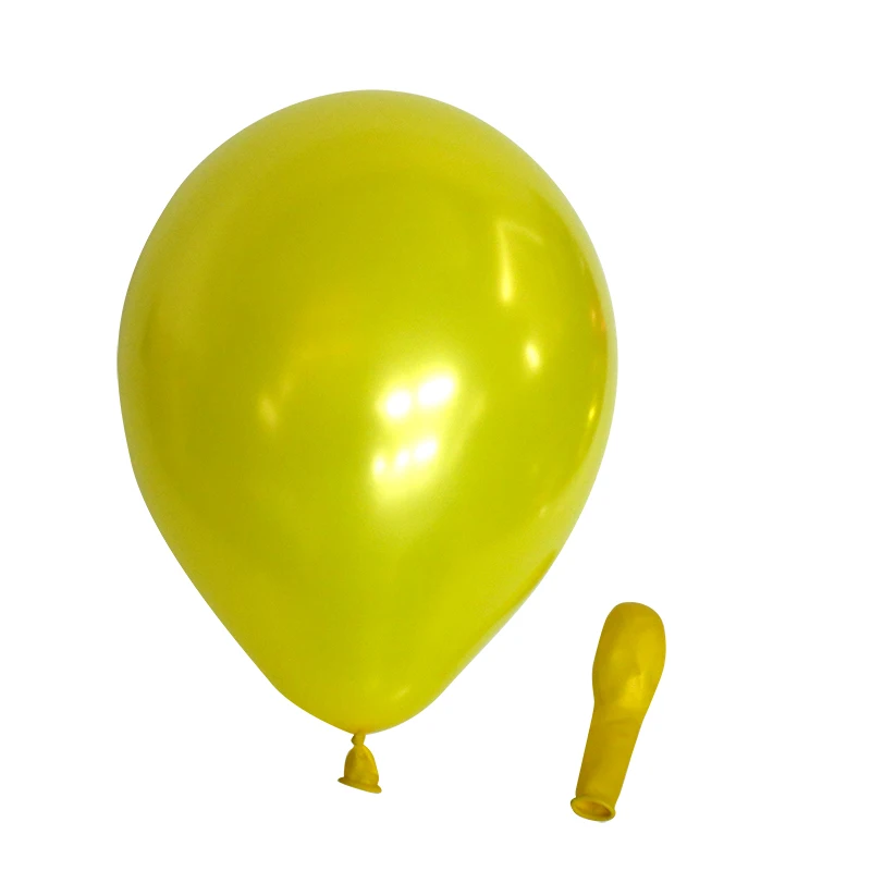 zg yellow 10/30 штук золотые, серебристые, черные металлические латексные шарики Свадебные украшения на день рождения украшения для детей и взрослых гелиевые шары - Цвет: zg yellow