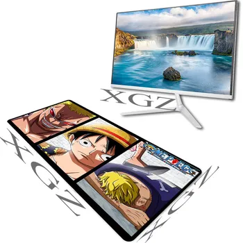 

XGZ Hot Anime One Piece Custom Large Mouse Pad Precision Black Lock-edge Computer Keyboard Table Mat Slip Lol Csgo Gamer Xxl