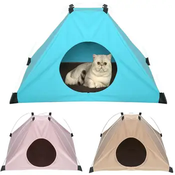 

Dog Tent Outdoor Portable Cat House Bed Puppy Foldable Crate Delivery Room Teepee Sleeping Mat Pet Kennels Universal Dogs Travel