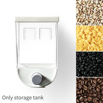 

1000ml 1500ml Grain Storage Tank Mung Bean Wall Hanging Large Capacity Home Kitchen Press Output Easy Install Airtight Container